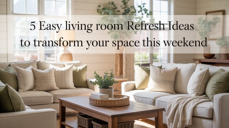 5 Easy Living Room Refresh Ideas to Transform Your Space This Weekend
